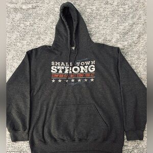 Small town strong sweatshirt-charcoal